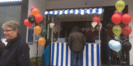 Lebkuchenherzen auf Firmenevent mit Logo
