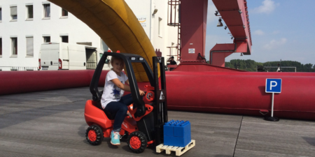 Gabelstapler für Kinder zum Mieten