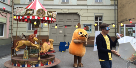Cryptons's Karussell bei der Sendung mit der Maus