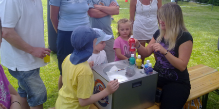 Fabrschleuder für Kinderevents buchen