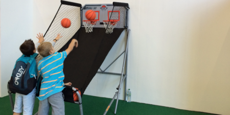 Double Shot Basketball mit Zähleinheit mieten