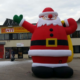 Aufblasbaren Weihnachtsmann mieten für den Weihnachtsmarkt
