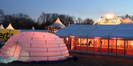Iglu Zelt zum Mieten als Eventlocation
