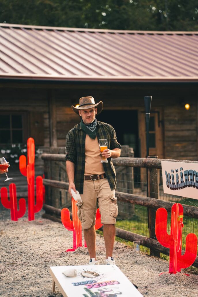 PIONEERS Sommerfest Crypton Sandsack Cornhole Western